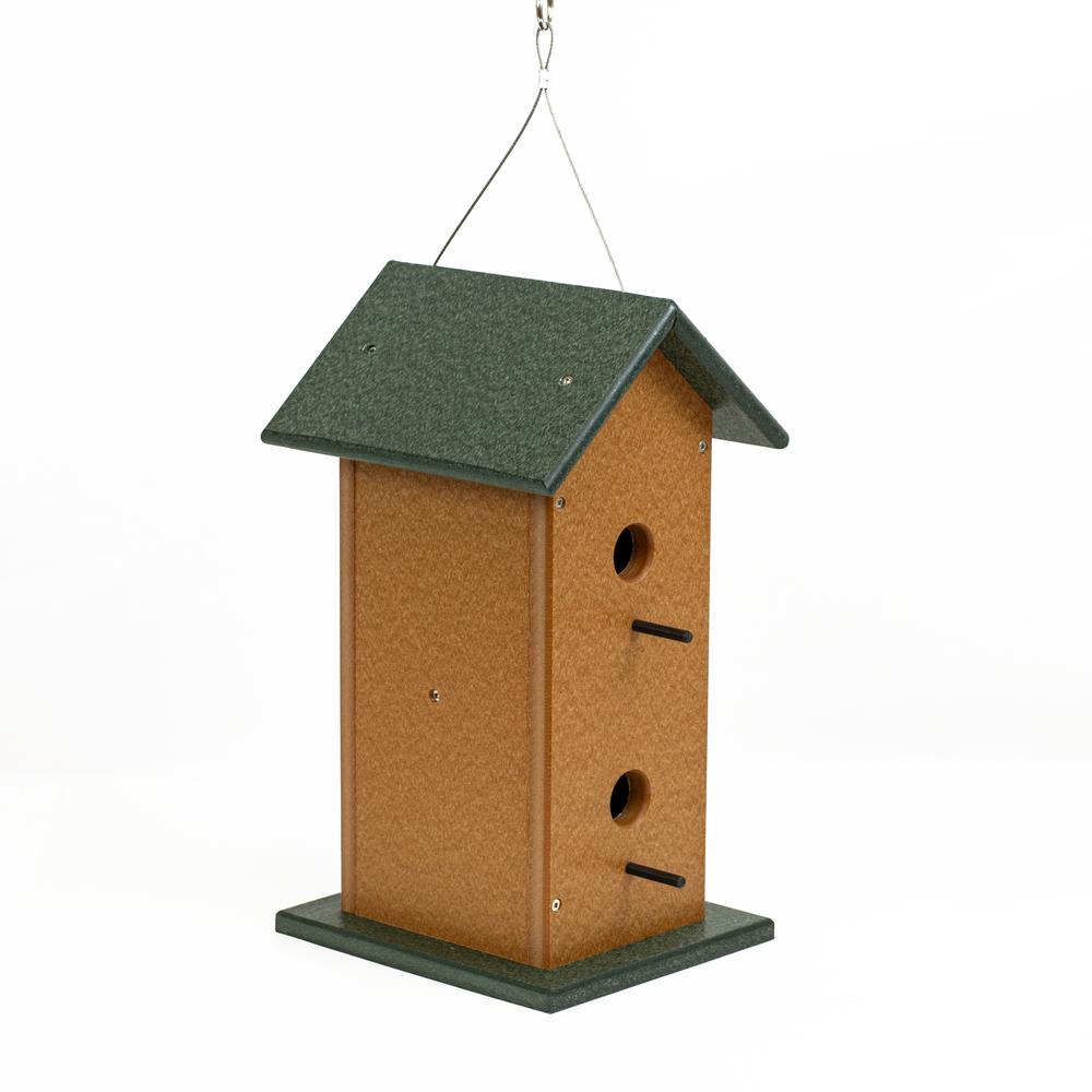 Double Bird House Made of High Density Poly Resin. Picture 1