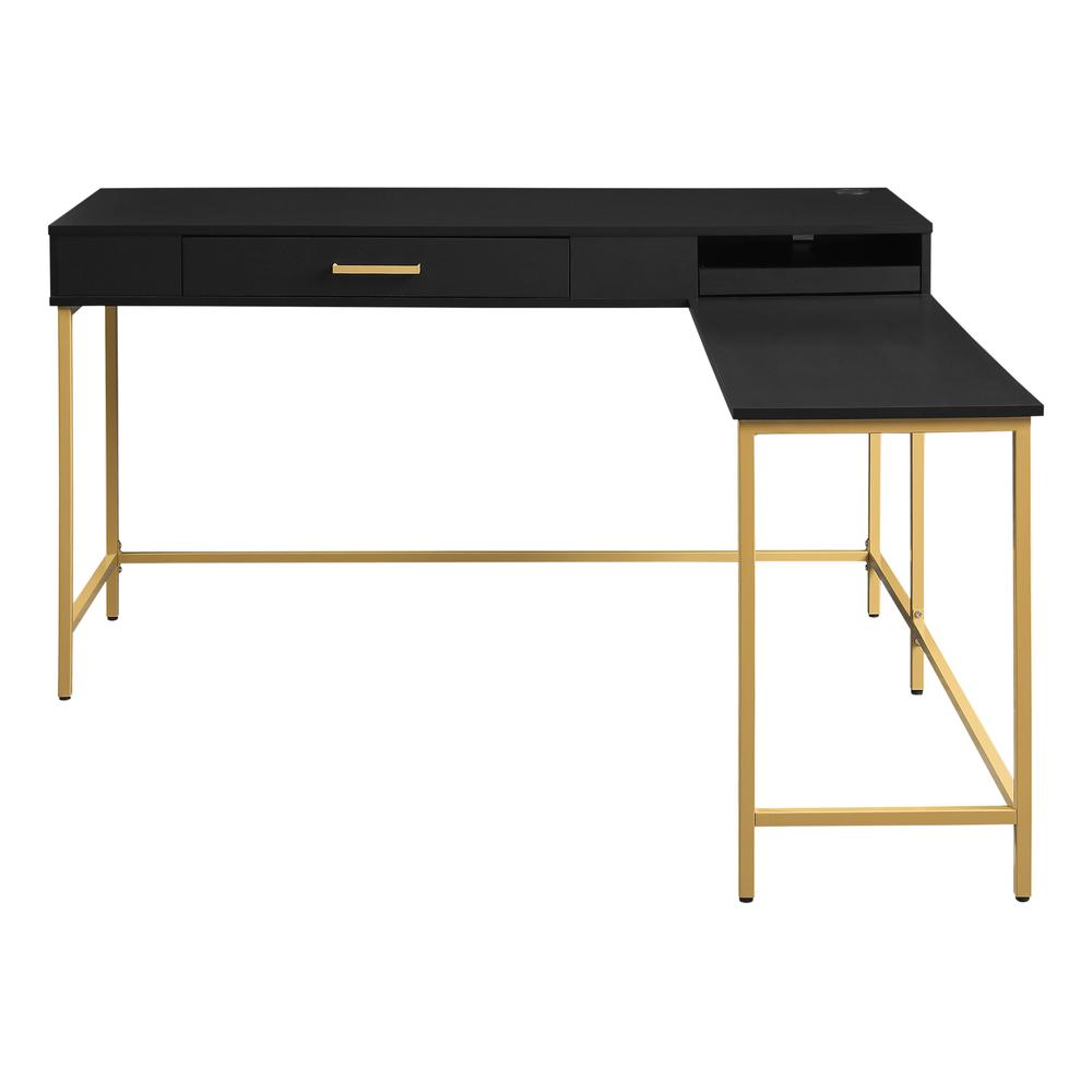 Modern Life-Black-L-Desk-Charger-Drawer, MDRLD-BK. Picture 5