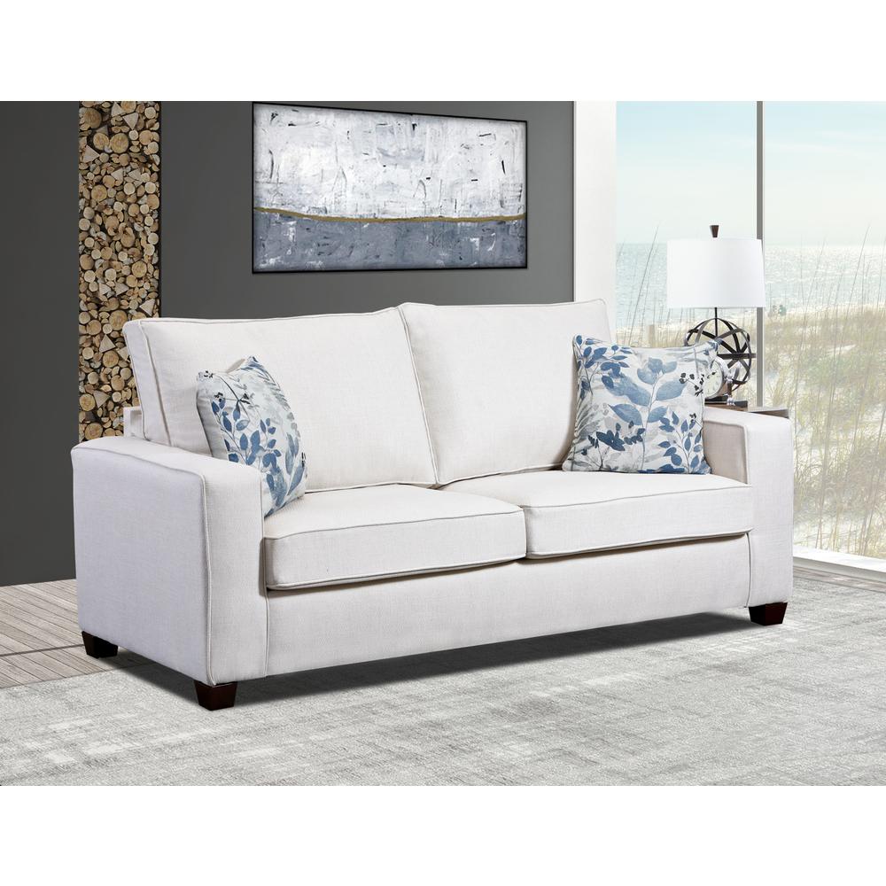 Living Room Relay Mist Sofa with Two Throw Pillows. Picture 10