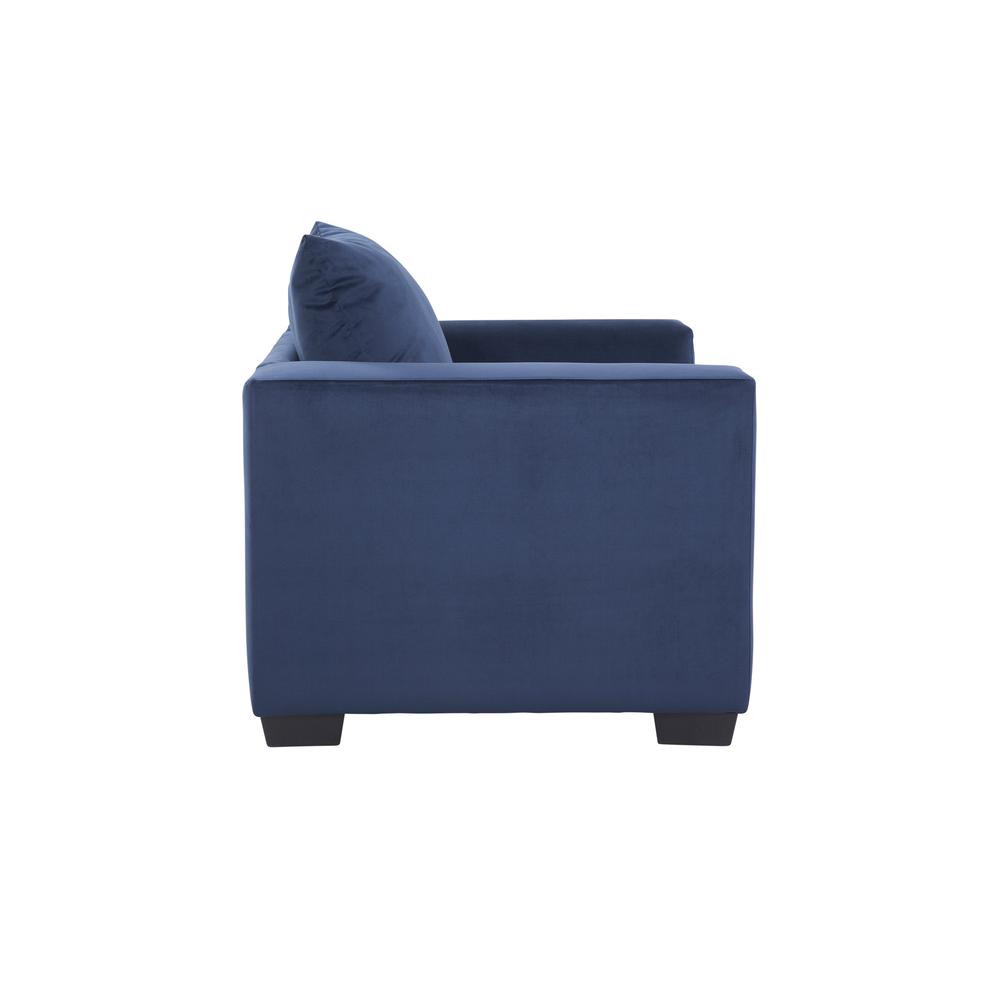 American Furniture Classics Blue Upholstered Oversize Chair. Picture 8