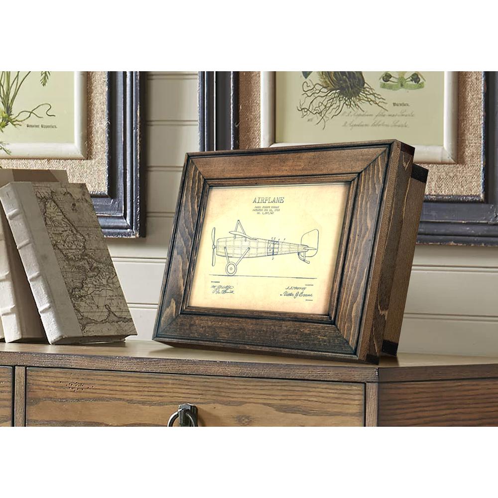 American Furniture Classics Model 8X10DW8 Picture Frame with Hidden, Locking Gun Concealment Feature. Picture 1