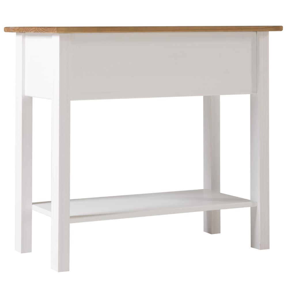 Model COW934 Cottage Series Wood Hall Table in Corona Snow. Picture 6