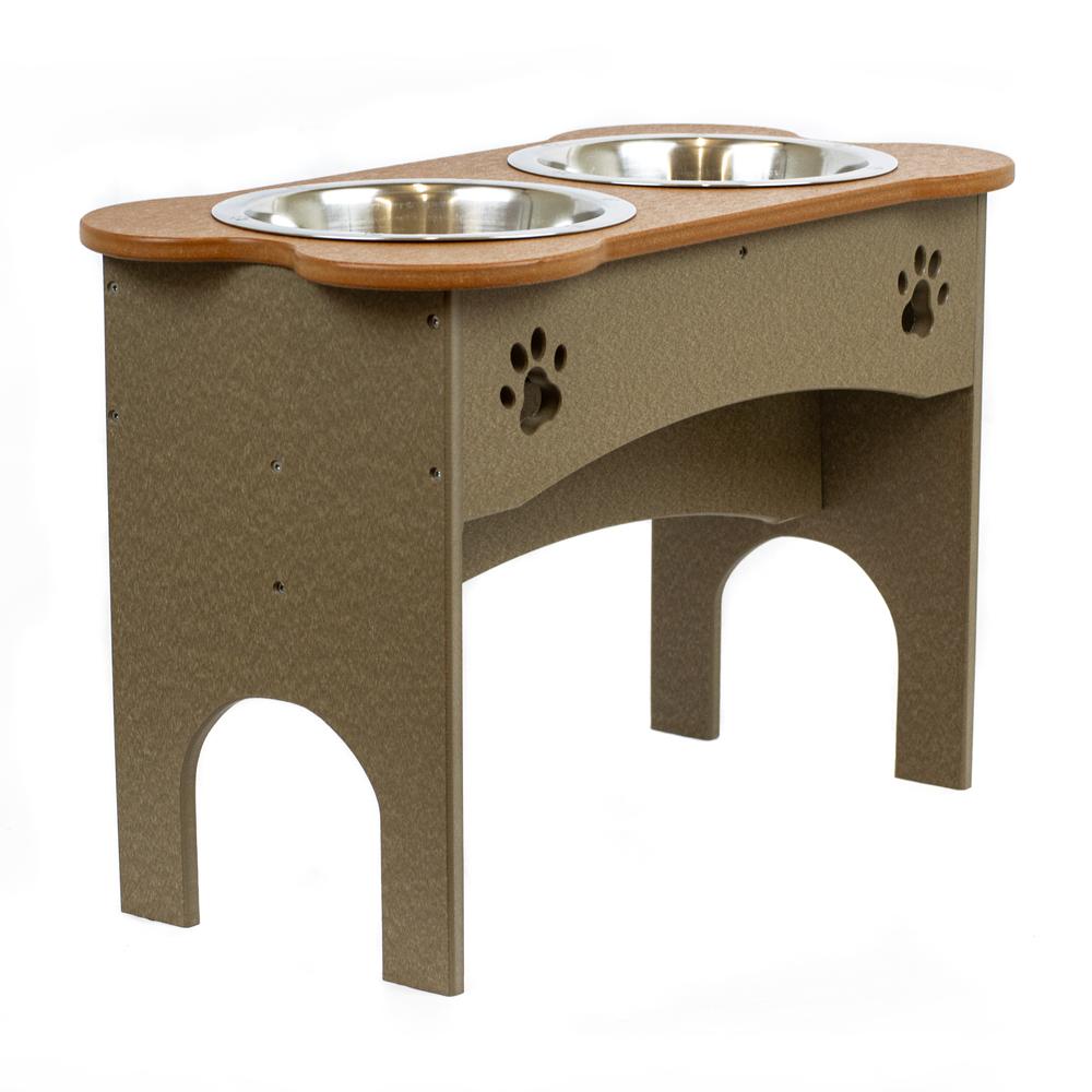 High Double Water and Food Bowl for Taller Dogs. Picture 7