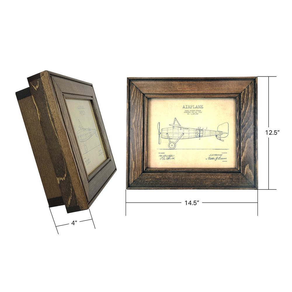 American Furniture Classics Model 8X10DW8 Picture Frame with Hidden, Locking Gun Concealment Feature. Picture 3