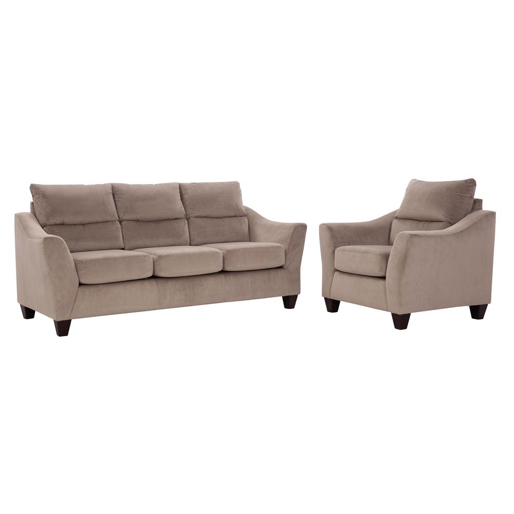 American Furniture Classics Model 8-010-A164V2 Modern Mocha Sofa. Picture 6