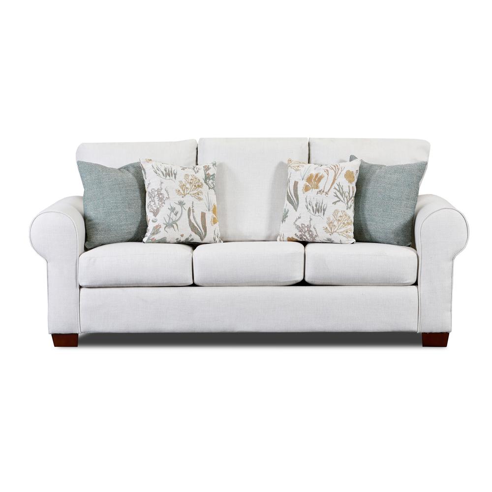 Living Room Beaujardin Sofa with Four Throw Pillows. Picture 8