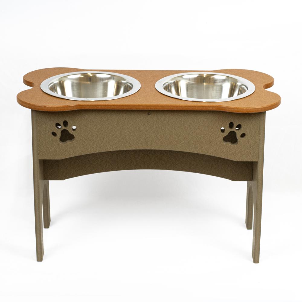 High Double Water and Food Bowl for Taller Dogs. Picture 6