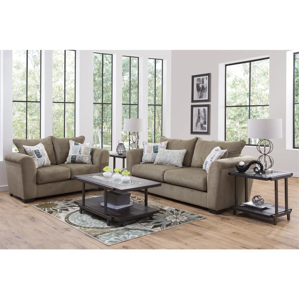 American Furniture Classics Model 8-010-A89V2 Soft Green Chenille Sofa. Picture 11