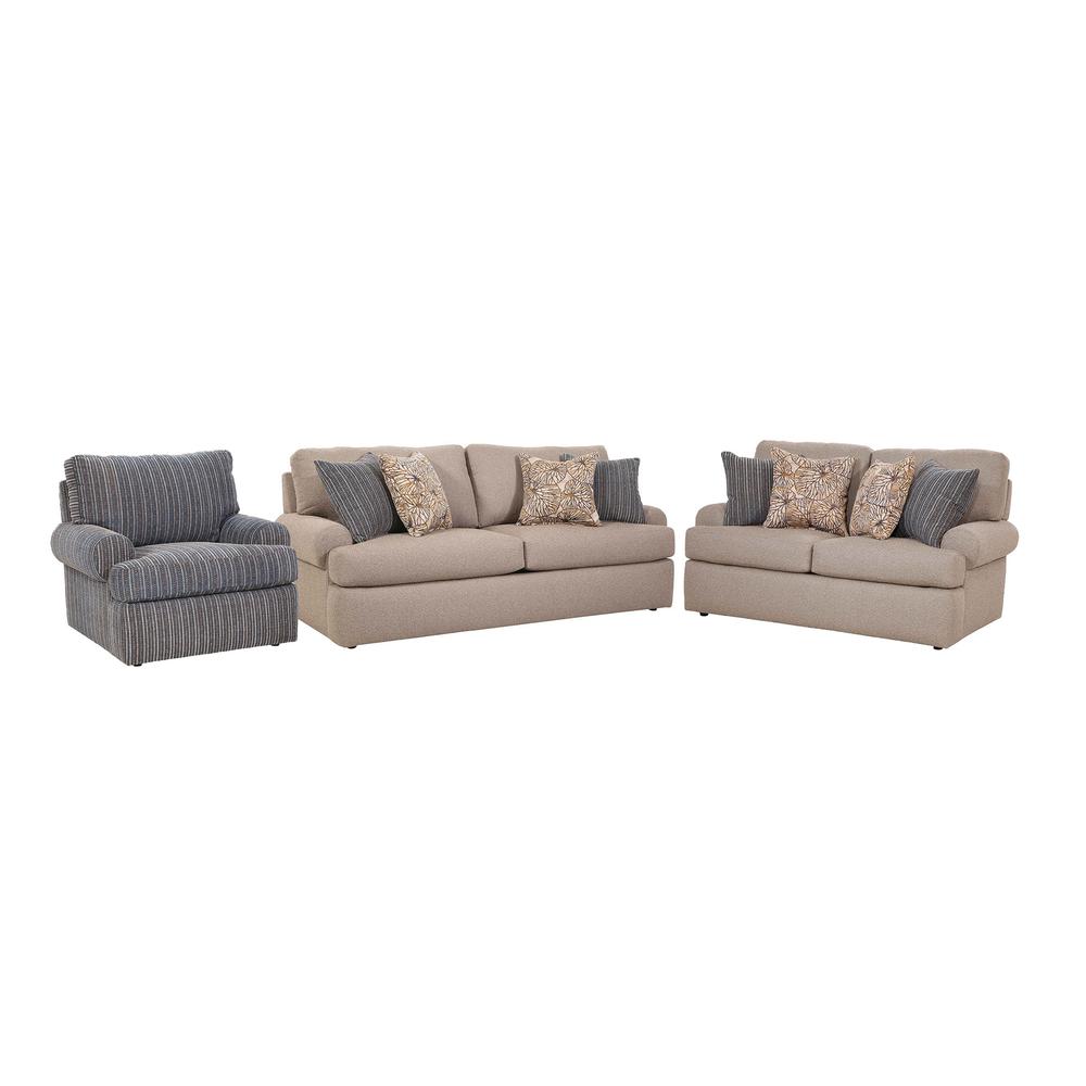 American Furniture Classics Two Cushion Sofa and 4 Accent Pillows. Picture 9