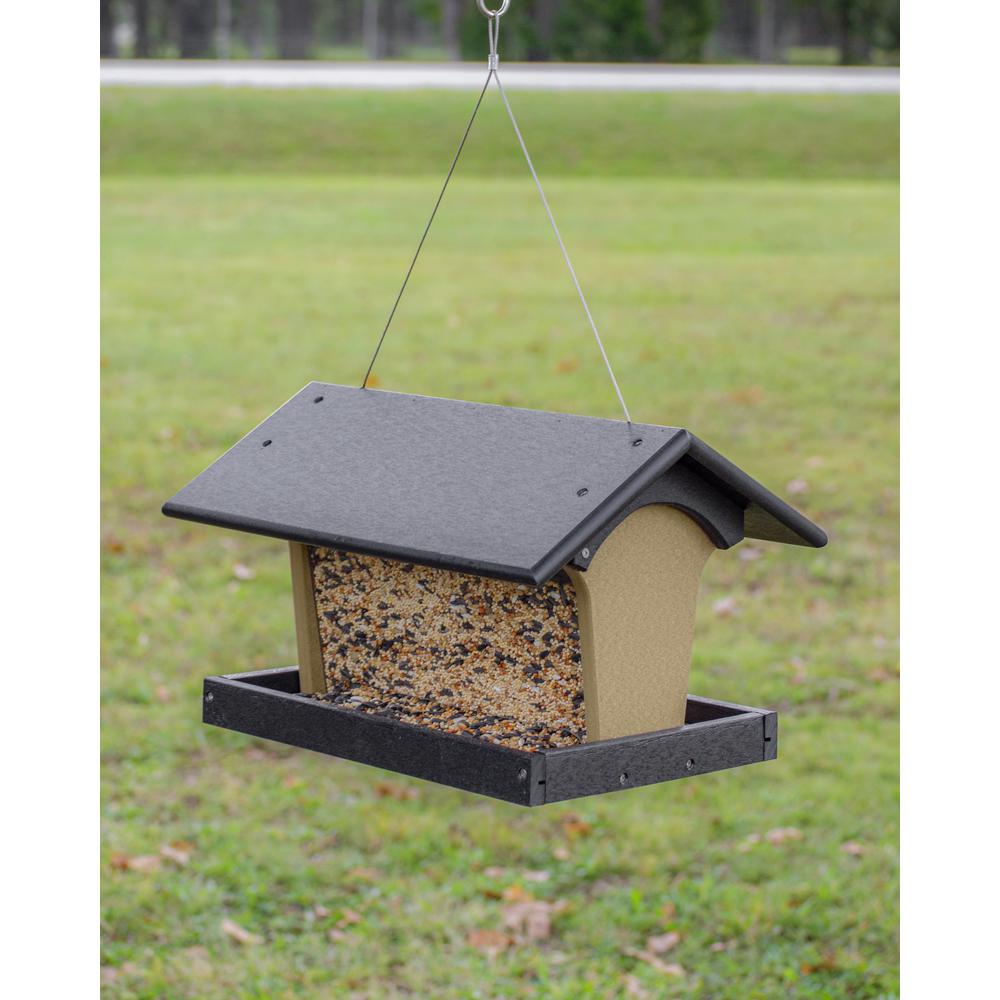 Hopper Bird Feeder Made with High Density Poly Resin. Picture 8