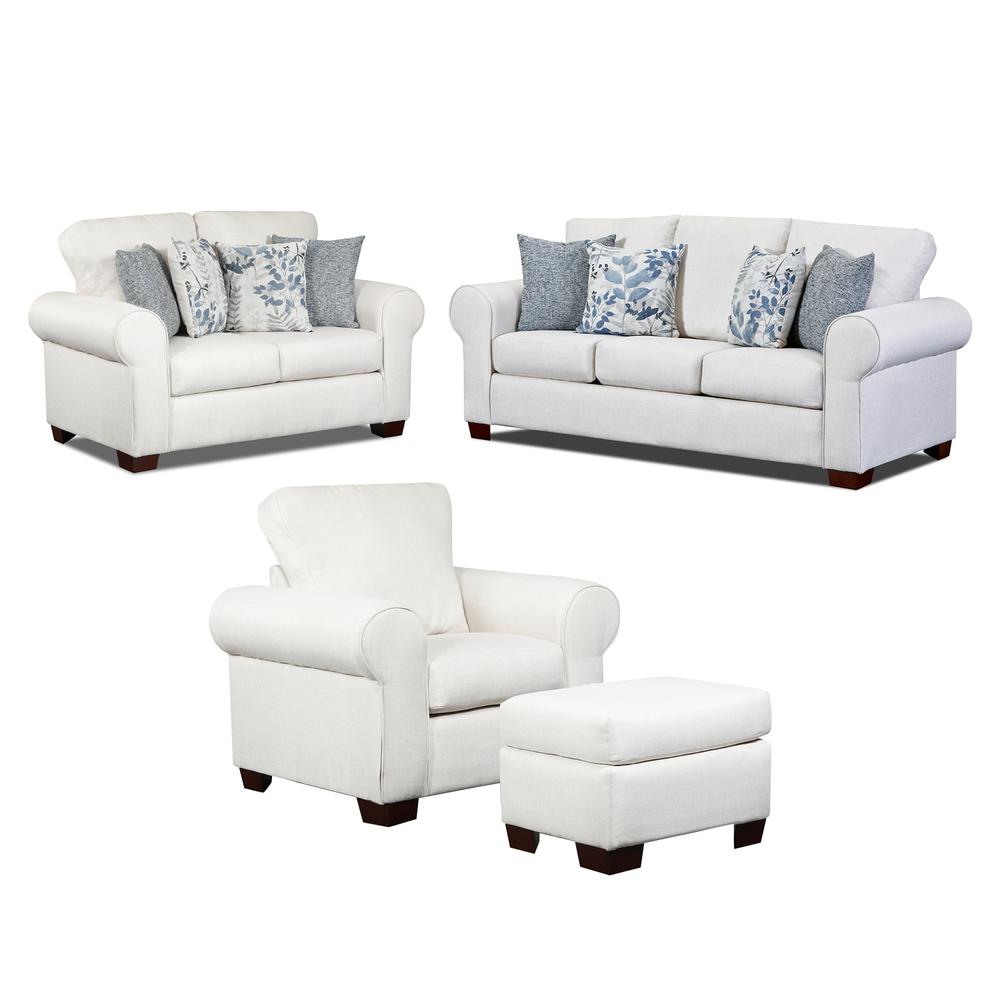 Living Room Pembroke 4-Piece Set with Sleeper Sofa. Picture 3