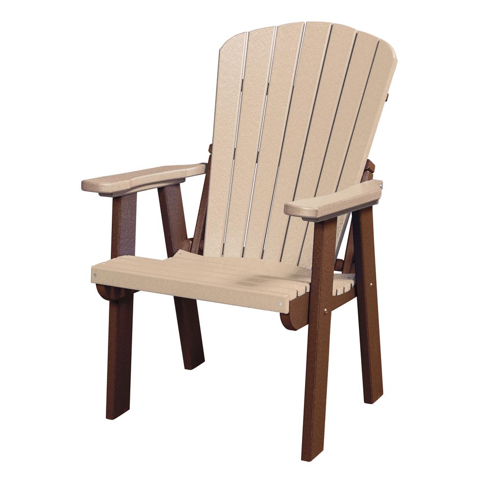 OS Home and Office Model 511WWTB Fan Back Chair in Weatherwood with a Tudor Brown Base, Made in the USA. Picture 2