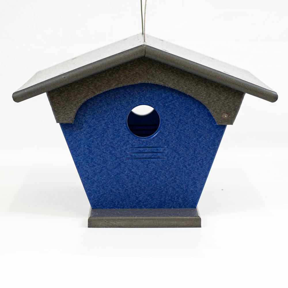 Blue Bird Feeder Made with High Density Poly Resin. Picture 5