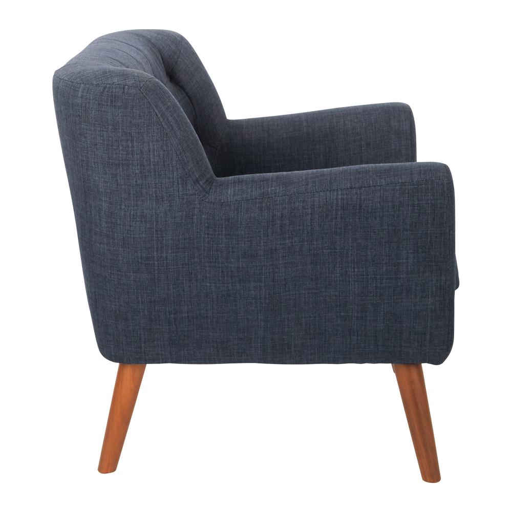 OS Home and Office Furniture Model MLL51-M19 Navy Blue Mid Century Lounge Chair. Picture 4