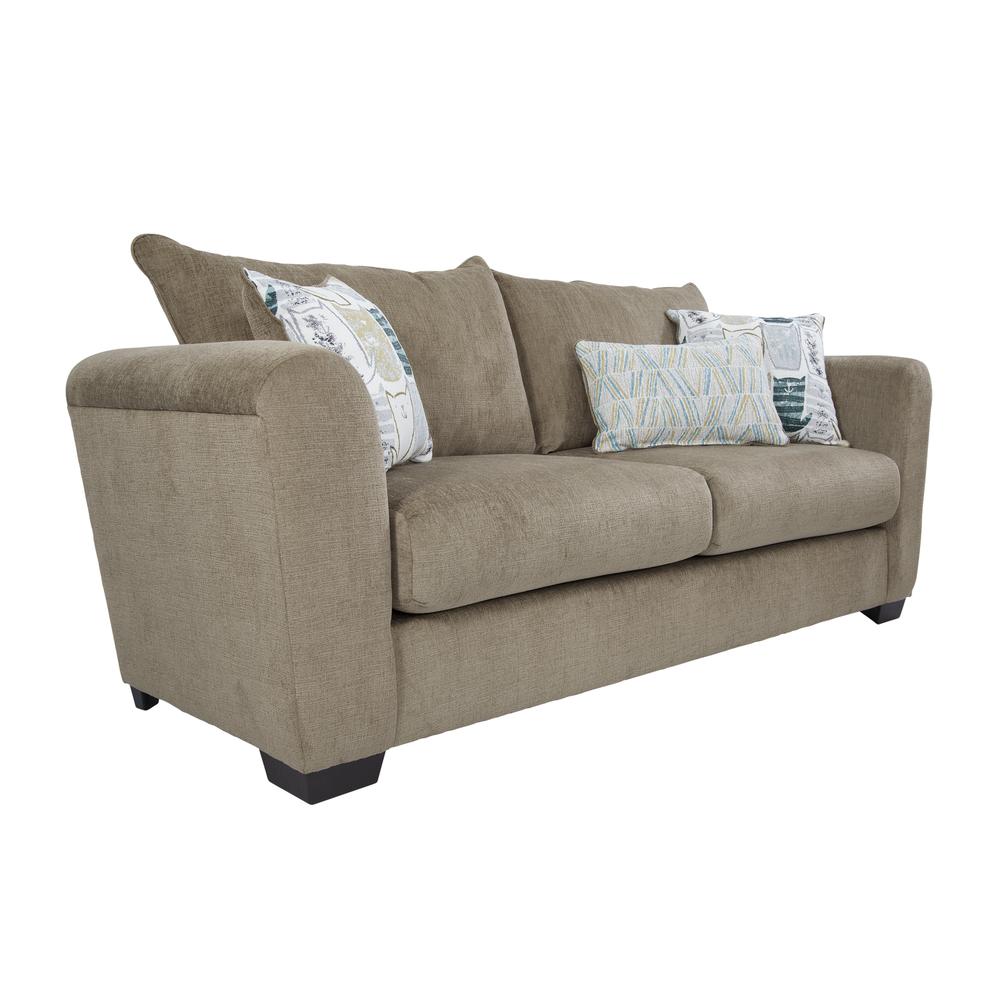 American Furniture Classics Model 8-010-A89V2 Soft Green Chenille Sofa. Picture 2