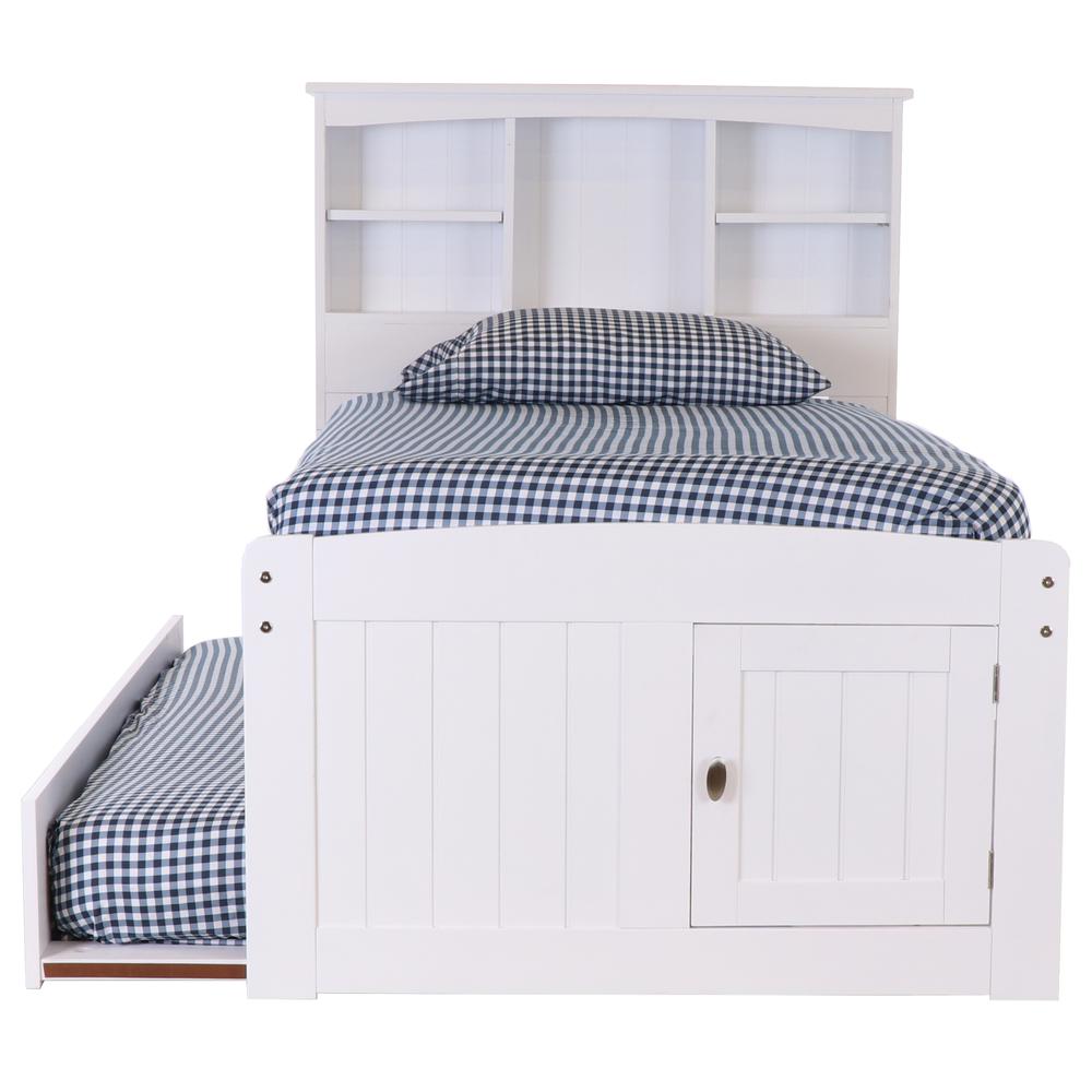 Twin Captains Bookcase Bed with 3 spacious under bed drawers. Picture 5