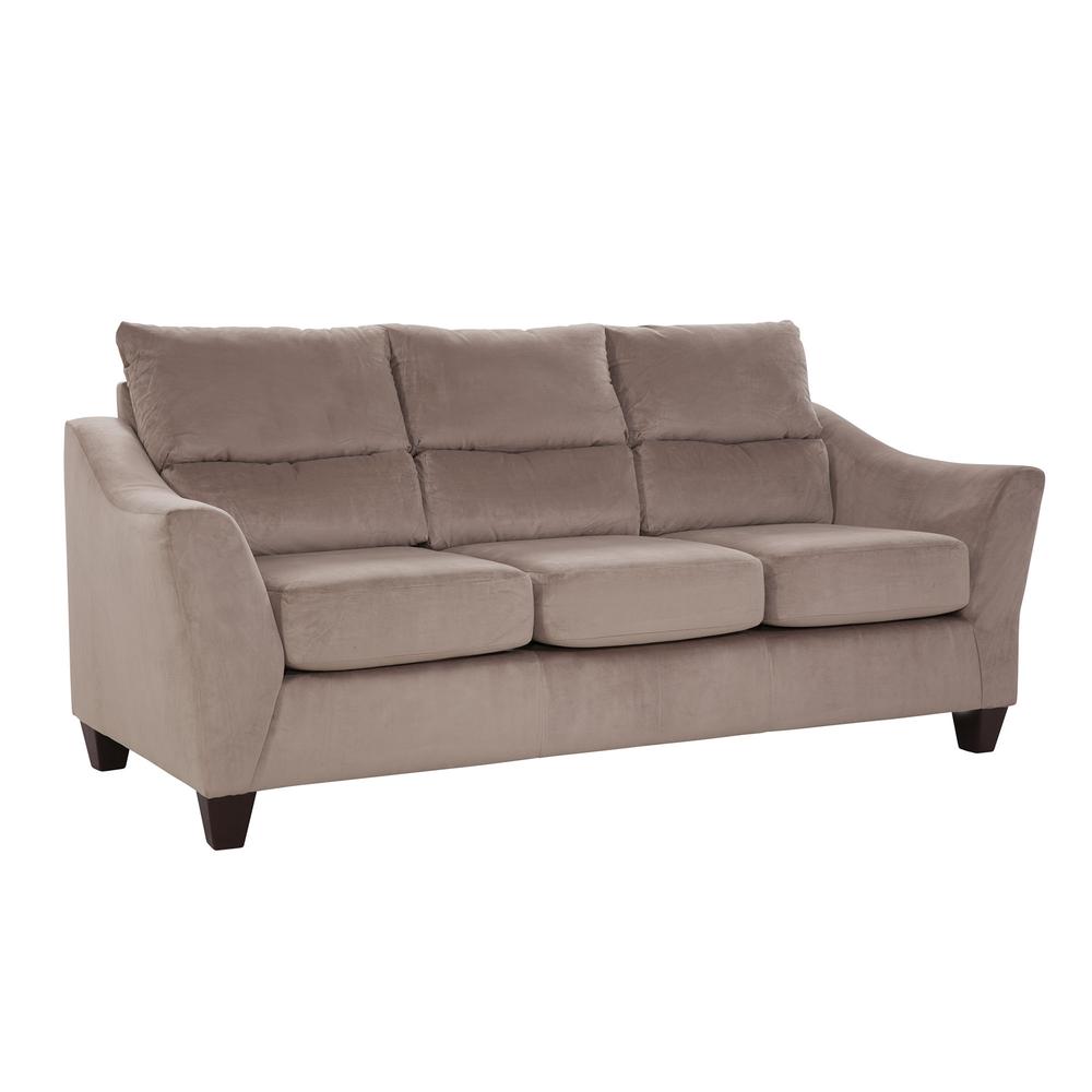 American Furniture Classics Model 8-010-A164V2 Modern Mocha Sofa. Picture 1
