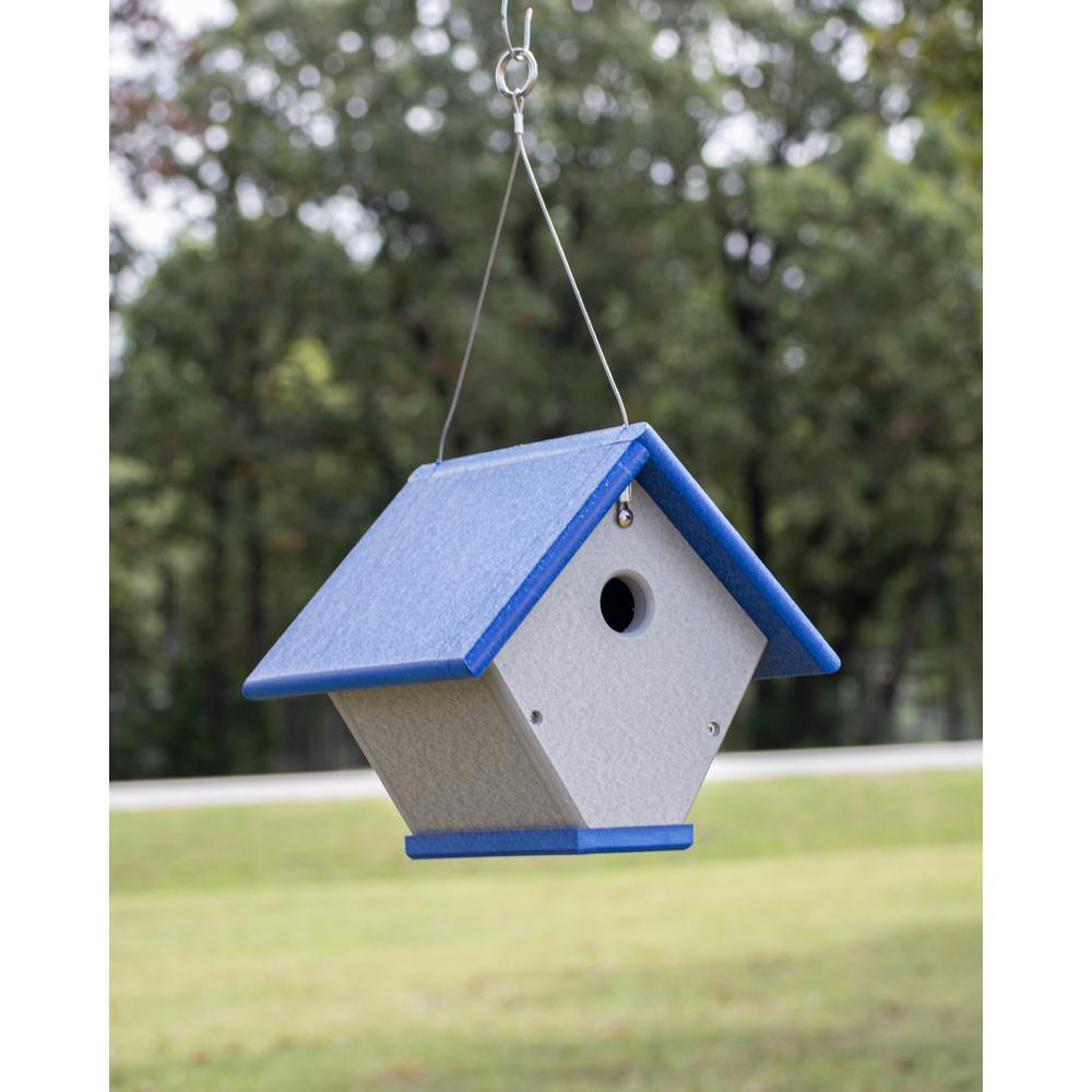 Wren or Chickadee Bird House Made of High Density Poly Resin. Picture 5