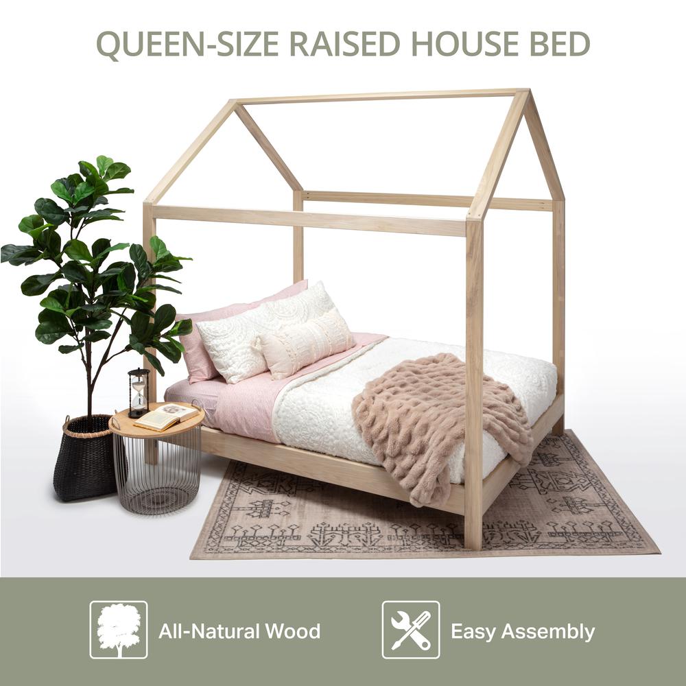 American Furniture Classics Queen Size House Bed with Raised Base. Picture 4