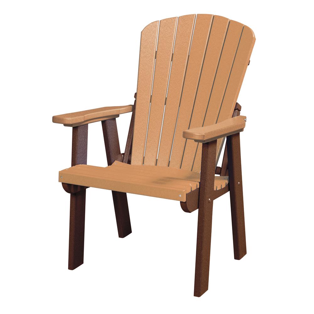 OS Home and Office Model 511CTB Fan Back Chair in Cedar with a Tudor Brown Base, Made in the USA. Picture 2