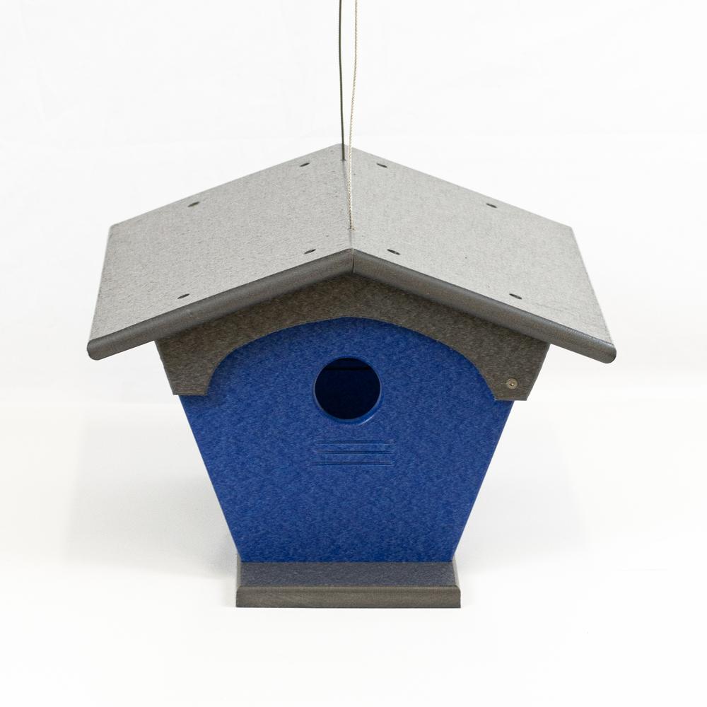 Blue Bird Feeder Made with High Density Poly Resin. Picture 4