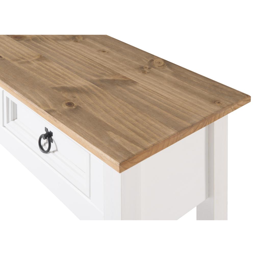 Model COW933 Cottage Series Wood Hall Table in Corona Snow. Picture 5