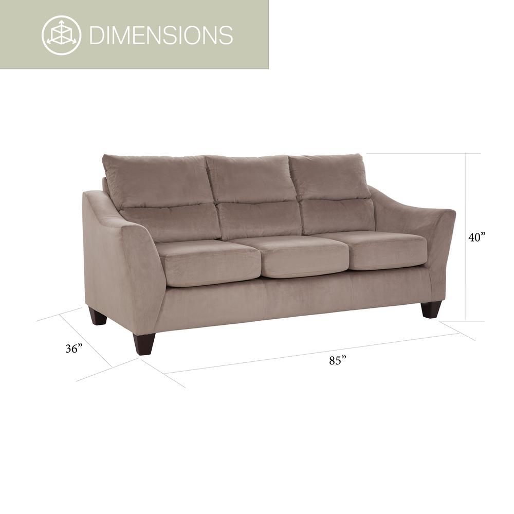 American Furniture Classics Model 8-010-A164V2 Modern Mocha Sofa. Picture 3
