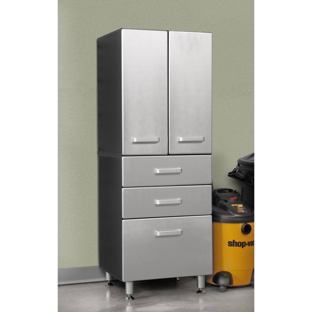 Tuff Stor 24206 Garage Storage Cabinet with Two Doors and Three Drawers. Picture 1