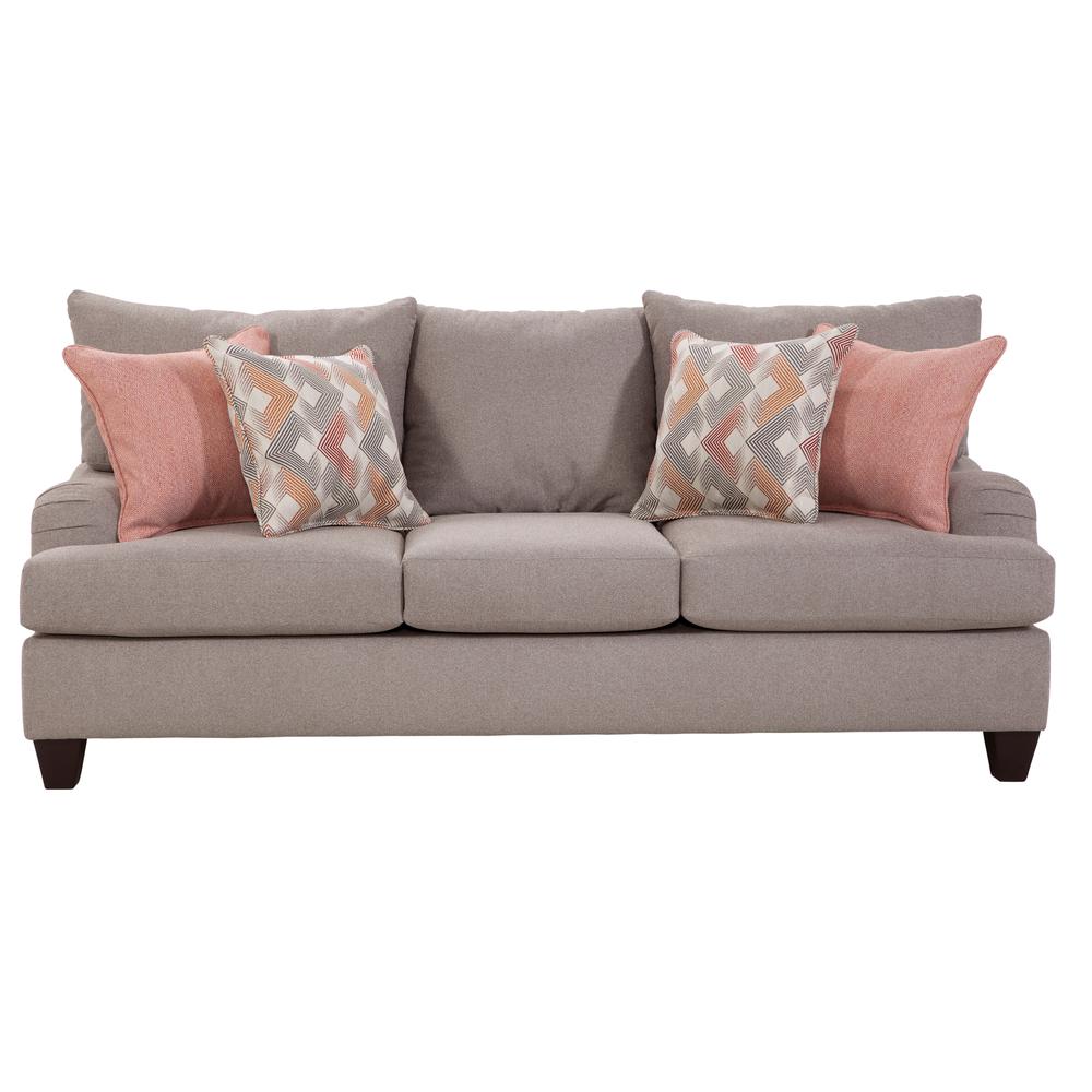 American Furniture Classics Arm Sofa with 4 Accent Pillows. Picture 6