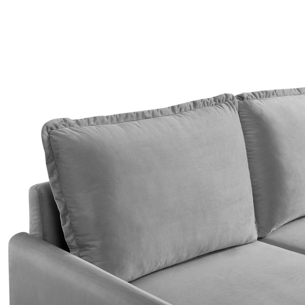 57 Inch Wide Upholstered Two Cushion Loveseat with Cambered Arms. Picture 10