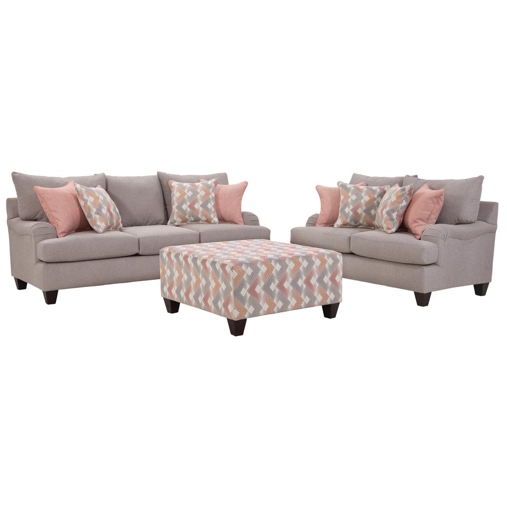 American Furniture Classics Arm Sofa with 4 Accent Pillows. Picture 9
