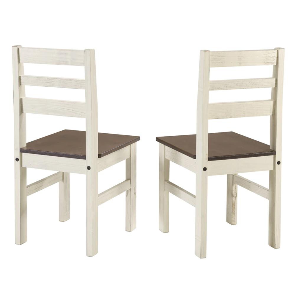 Model CADB107 Cottage Series Dining Chairs (Set of 2) in Distressed White. Picture 4