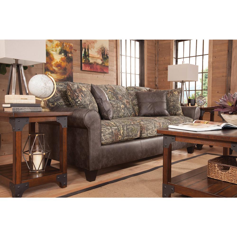 American Furniture Classics Maumelle Model 8-010-A330V14 Sofa with Four Decorative Throw Pillows. Picture 4