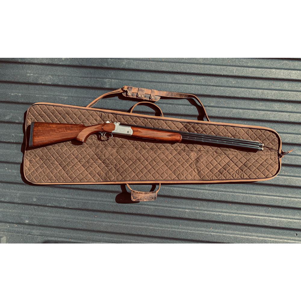 Canvas and Leather Shotgun Case. Picture 7