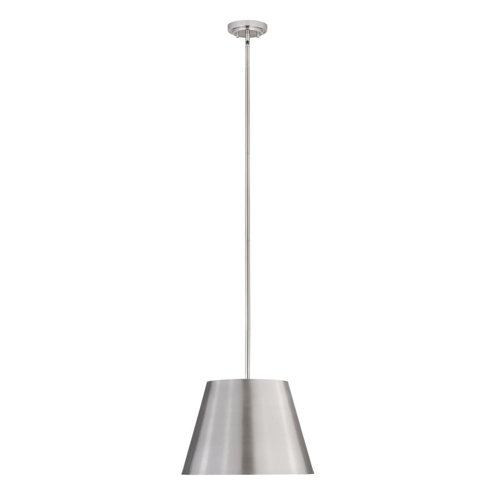 Lilly 1 Light Pendant, Brushed Nickel. Picture 1