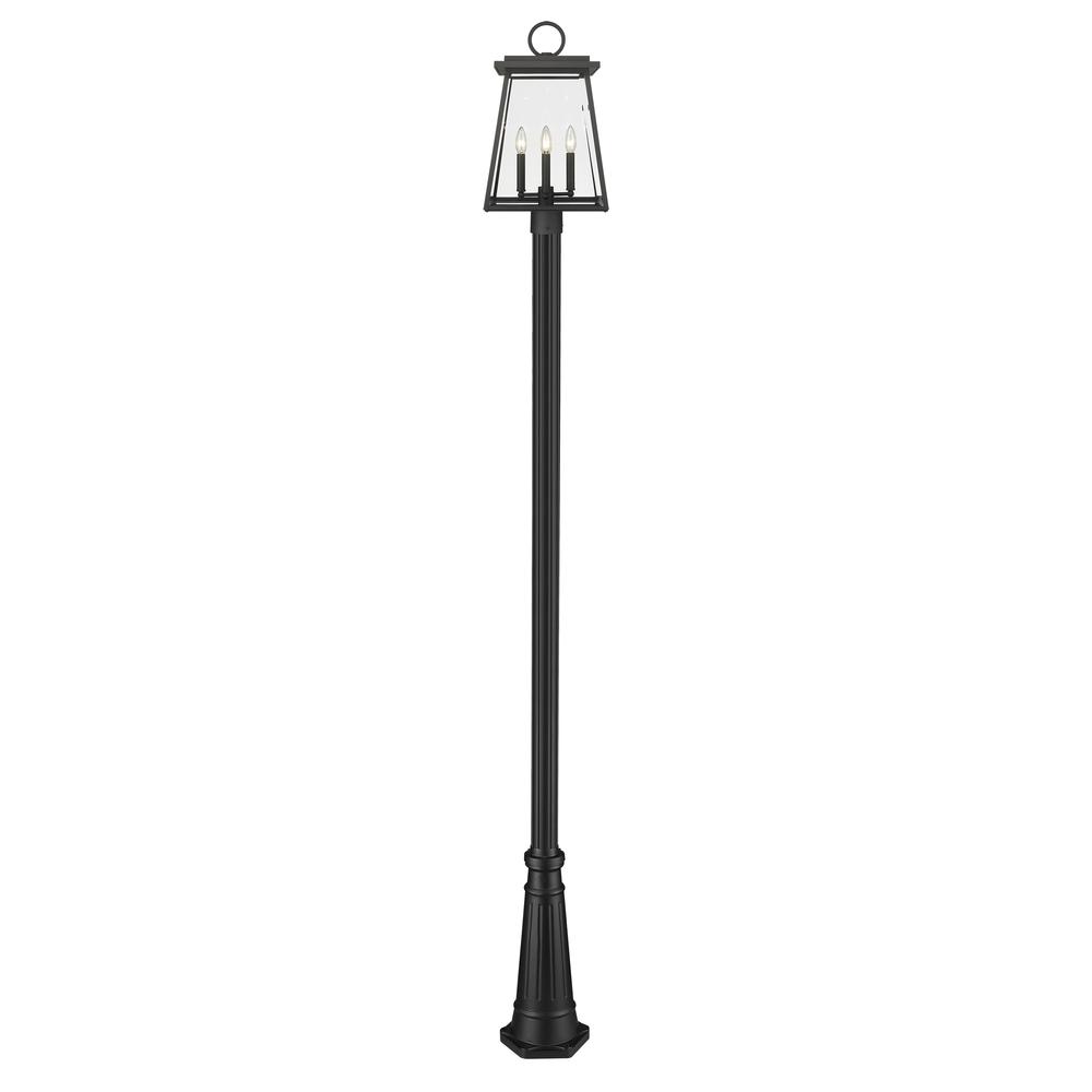 4 Light Outdoor Post Mounted Fixture. Picture 3