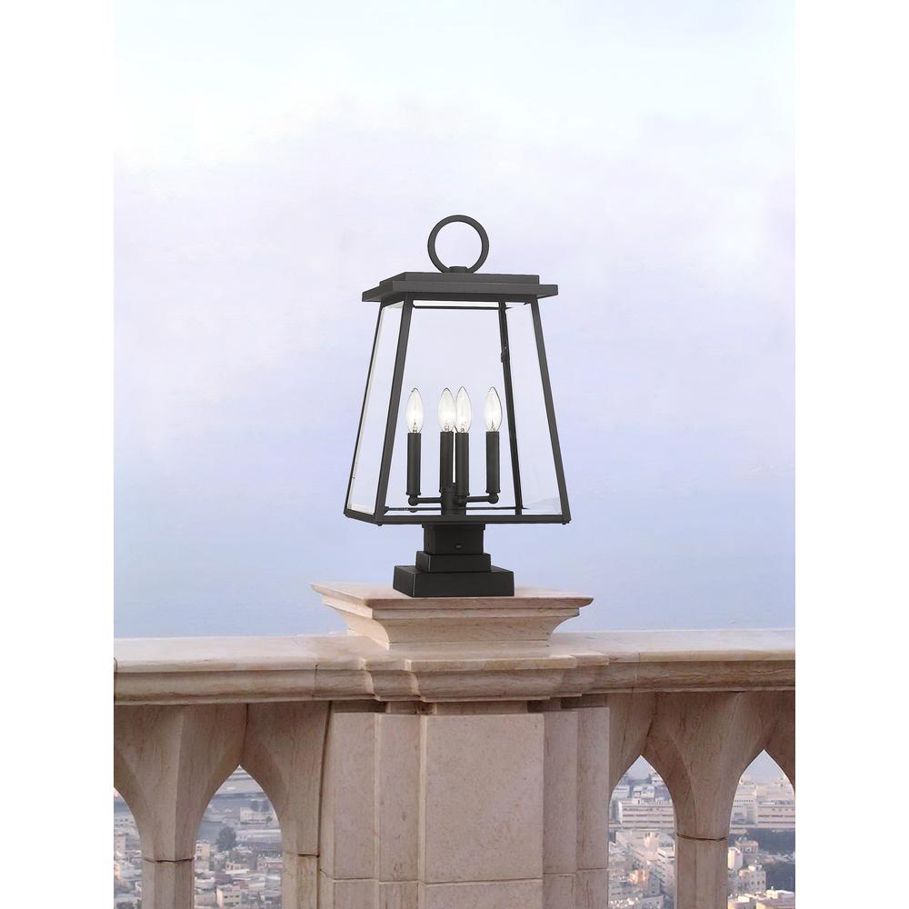 4 Light Outdoor Pier Mounted Fixture. Picture 8