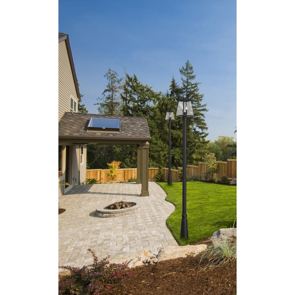 2 Light Outdoor Post Mounted Fixture. Picture 7