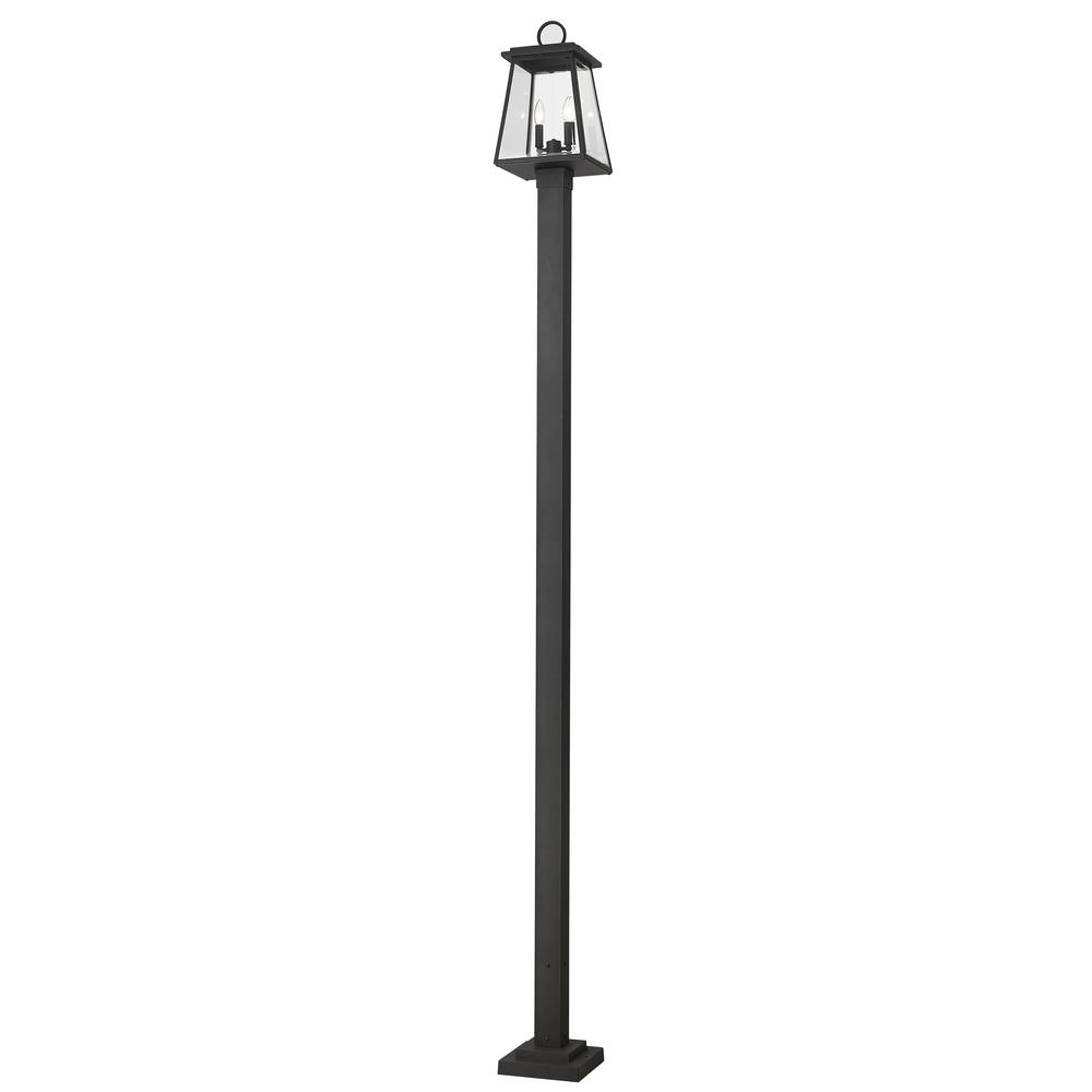 2 Light Outdoor Post Mounted Fixture. Picture 3