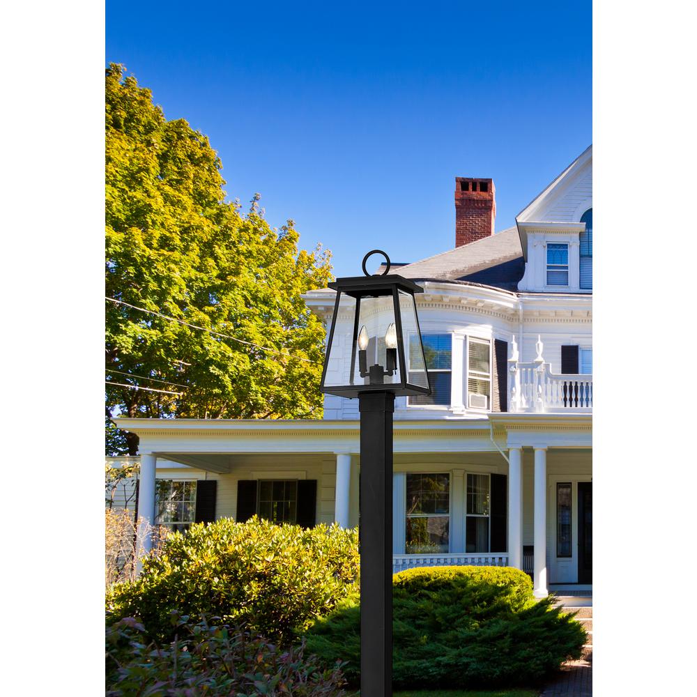 2 Light Outdoor Post Mounted Fixture. Picture 8