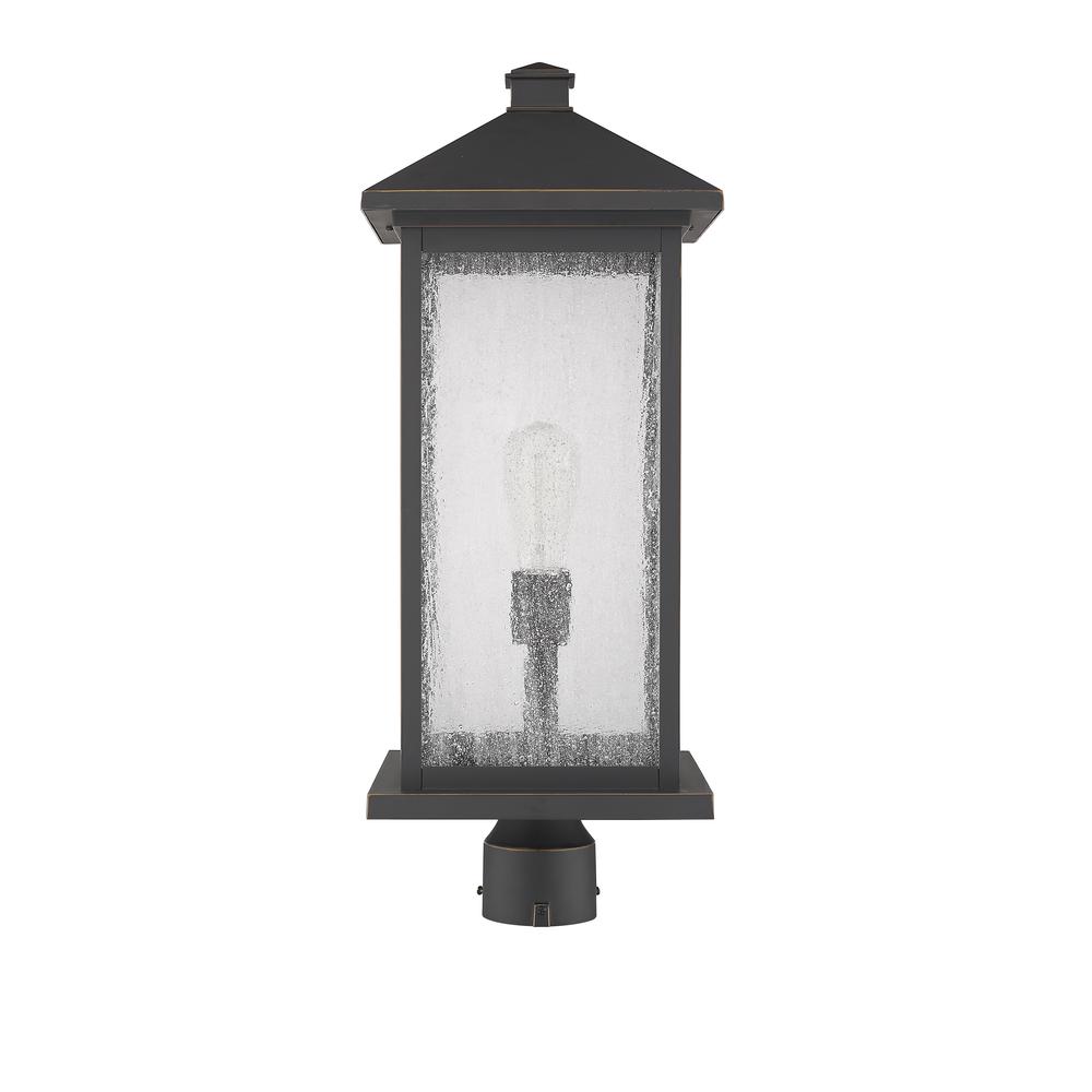 Katie 1 Light Chandelier with Matte Black Frame. Picture 4