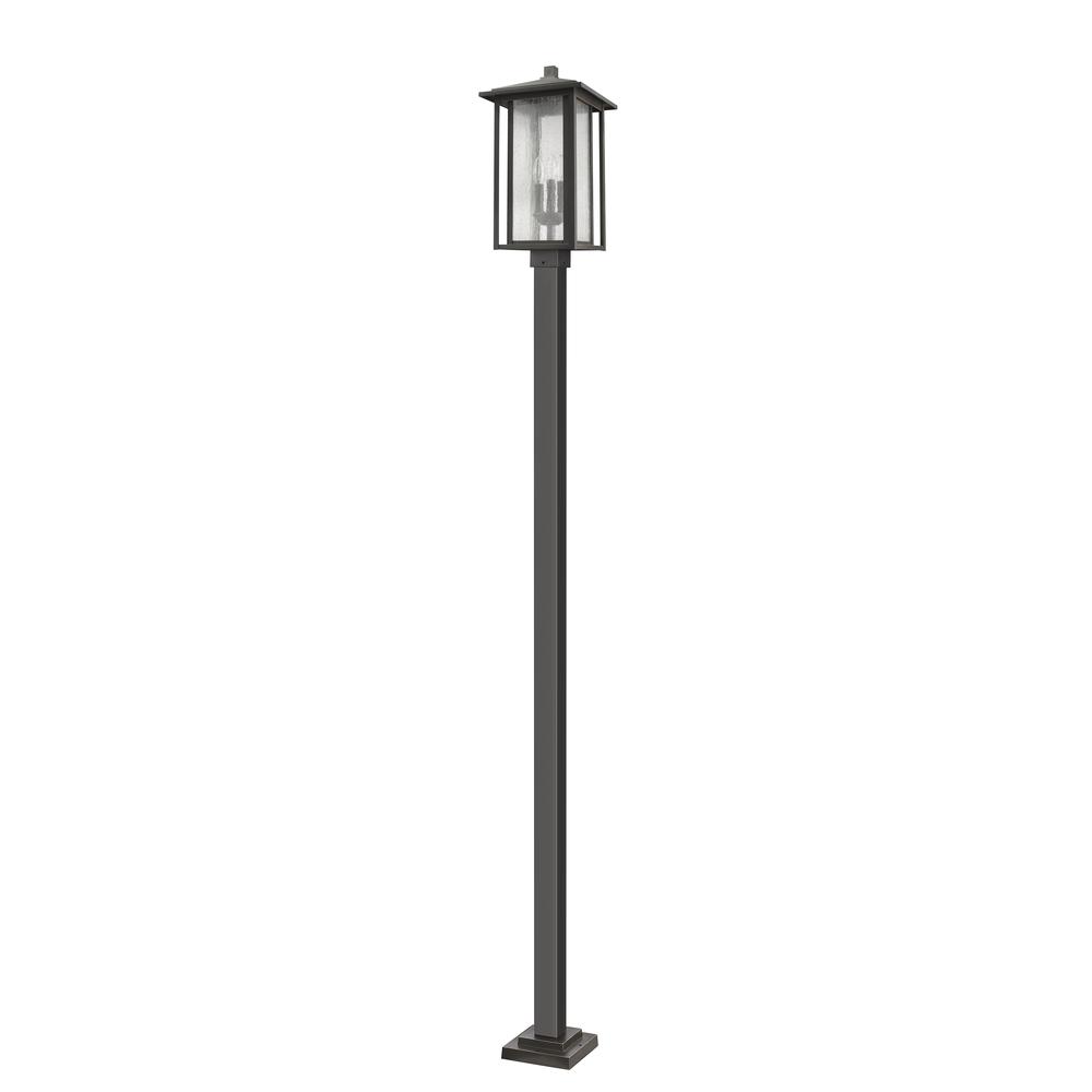 3 Light Outdoor Post Mounted Fixture. Picture 2