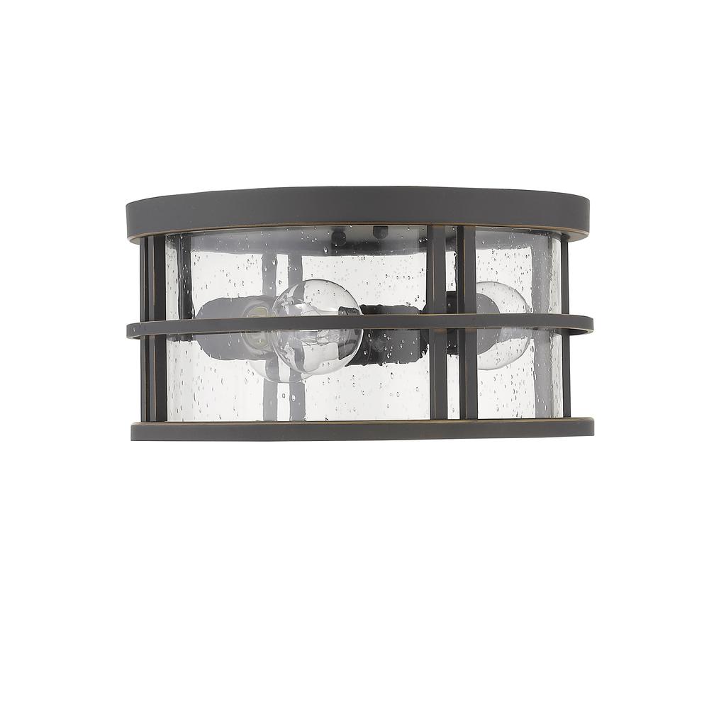 3 Light Outdoor Flush Mount. Picture 5