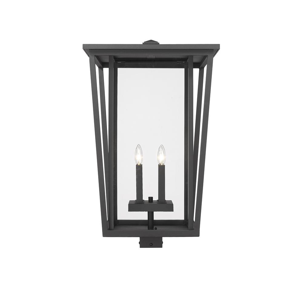 1 Light Wall Sconce,     Matte Black. Picture 4