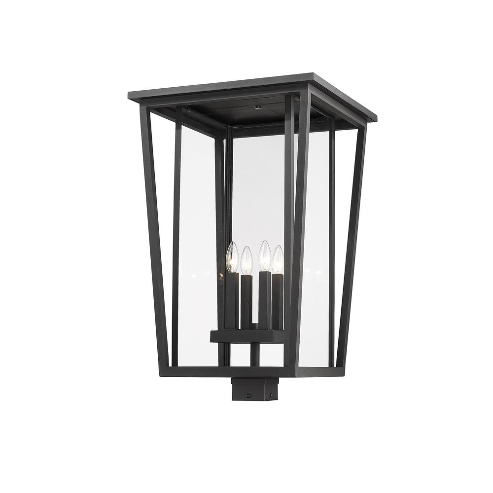 1 Light Wall Sconce,     Matte Black. Picture 5