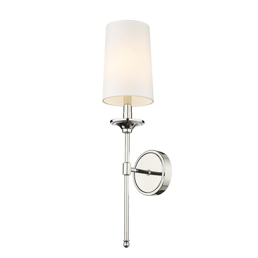 Callista6 Light Chandelier in Polished Nickel. The main picture.