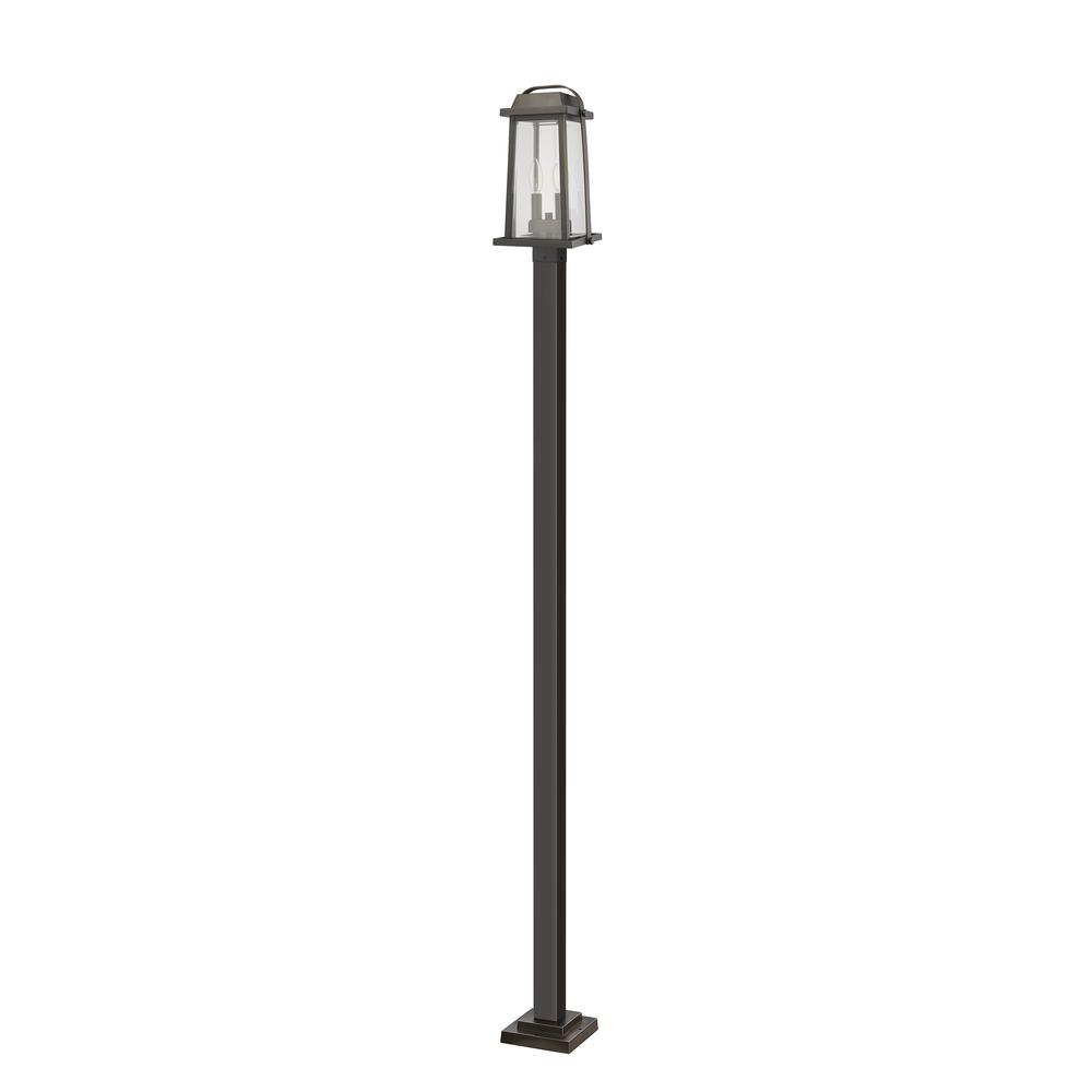 2 Light Outdoor Post Mounted Fixture. Picture 2