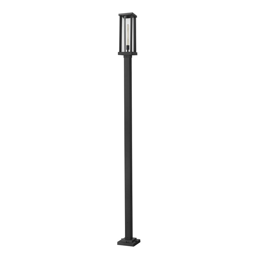 1 Light Outdoor Post Mounted Fixture. Picture 3