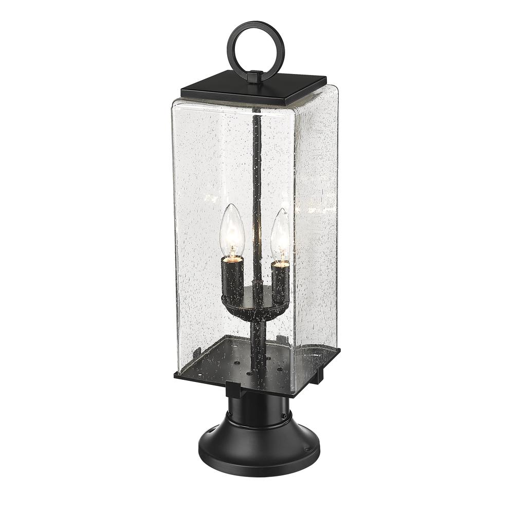 2 Light Outdoor Pier Mounted Fixture. Picture 2