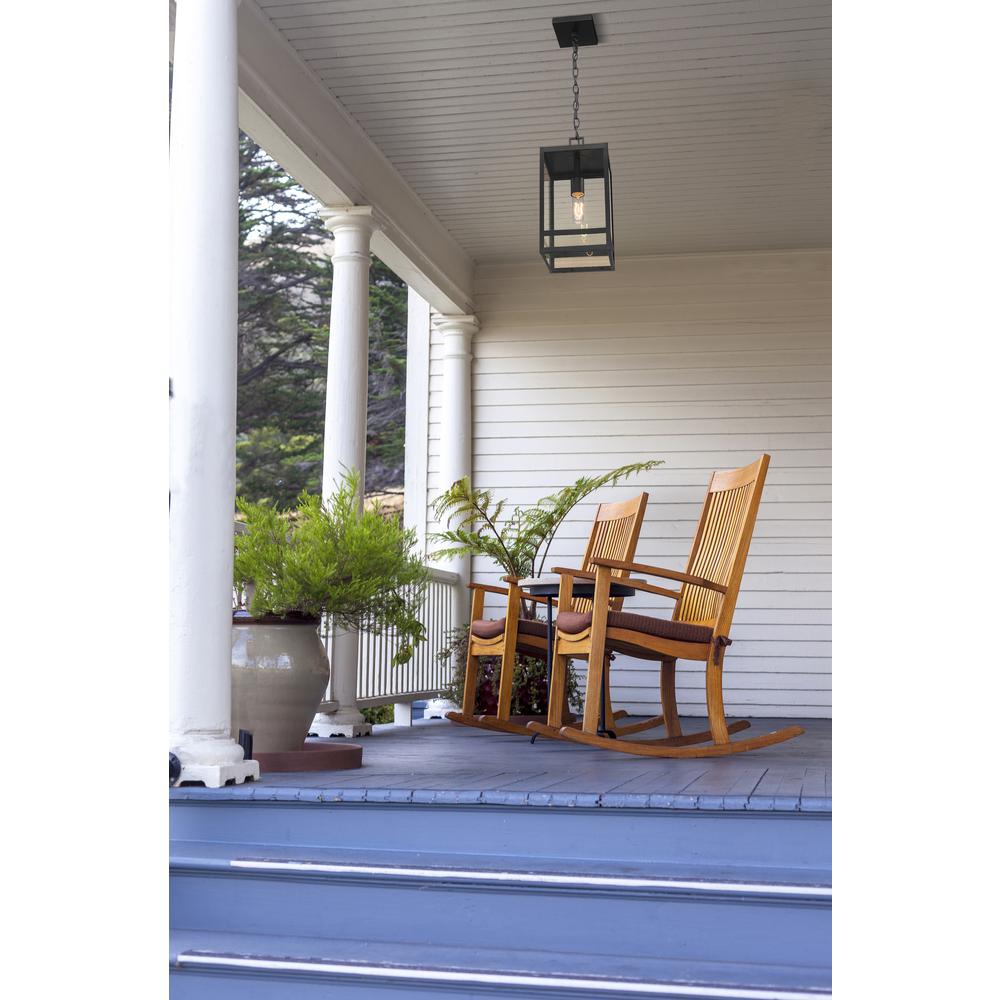 1 Light Outdoor Chain Mount Ceiling Fixture. Picture 7